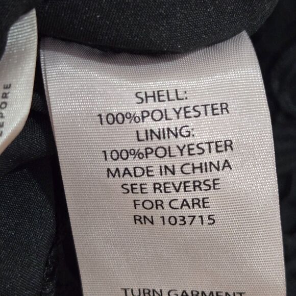 NANETTE LEPORE Womens Lace Cutout Shell Size M Top Black sleeveless Zip back - Picture 7 of 10